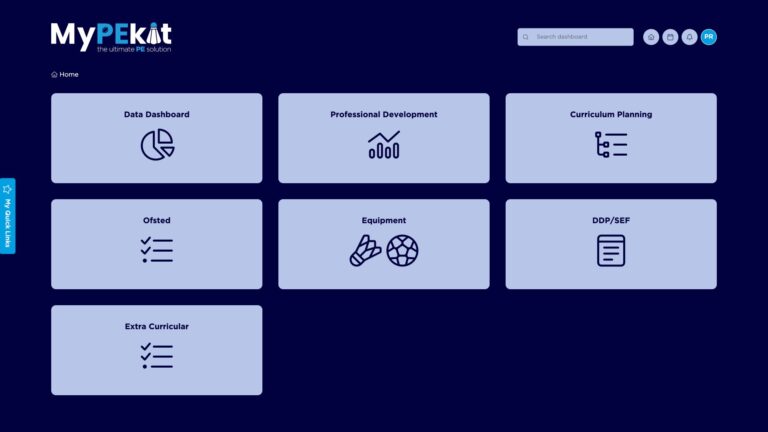 Heads of PE MyPEkit home page