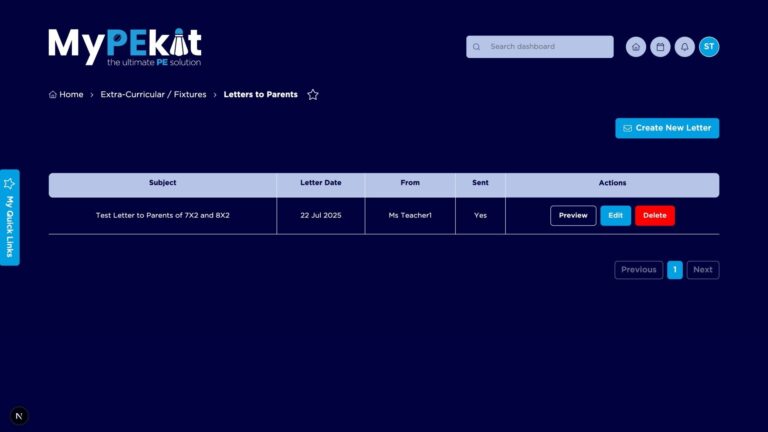PE teachers can use MyPEkit to communicate